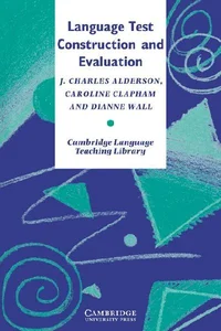 Obrazek Language Test Construction and Evaluation