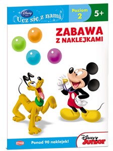 Obrazek Disney Ucz się z nami Klub Przyjaciół Myszki Miki Zabawa z naklejkami
