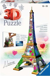 Obrazek Puzzle 3D 216 Budynki Wieża Eiffela Love Edition 11183