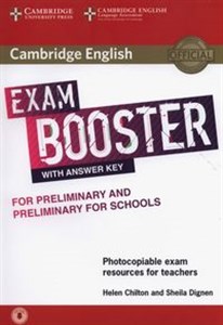 Bild von Cambridge English Exam Booster for Preliminary and Preliminary for Schools with Answer Key with Audio