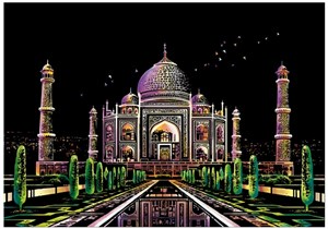 Obrazek Magiczna Zdrapka Taj Mahal 40,5x28,5cm