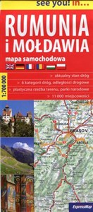 Obrazek Rumunia i Mołdawia mapa samochodowa 1:700 000