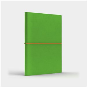 Obrazek Notatnik B6 Fun S linia jasnozielony/pomarańczowy