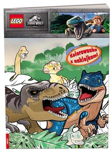 Obrazek Lego Jurassic World Kolorowanka z naklejkami