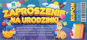 Obrazek Zaproszenie Urodziny (10szt)