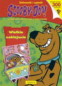 Obrazek Scooby-Doo! Wielkie naklejanie Malowanki i czytanki. Największa malowanka z naklejkami