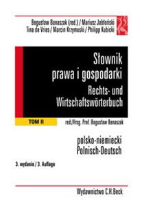 Bild von Słownik prawa i gospodarki Rechts- und Wirtschaftswörterbuch Tom 2