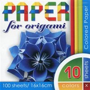 Bild von Papier do origami 16x16 cm 100 arkuszy 70g/m2