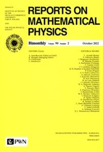Obrazek Reports on Mathematical Physics  90/2 Polska