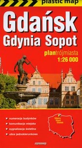 Bild von Gdańsk Gdynia Sopot plan Trójmiasta 1:26 000