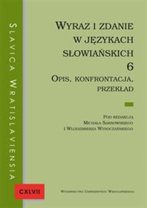 Bild von Wyraz i zdanie w językach słowiańskich 6 Opis konfrontacja przekład.