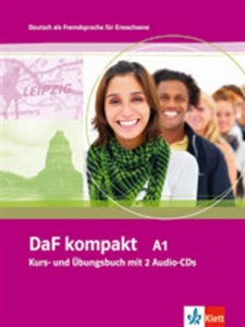 Obrazek DaF kompakt A1 Kurs- und Ubungsbuch mit 2 Audio-CDs