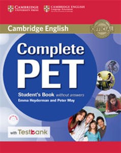 Bild von Complete PET Student's Book without Answers with CD-ROM and Testbank