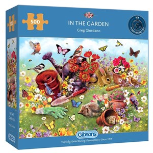 Obrazek Puzzle 500 W ogrodzie G3