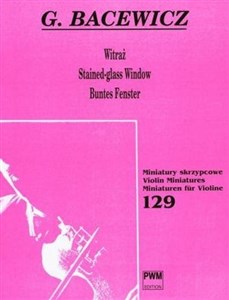 Bild von Witraż na skrzypce i fortepian