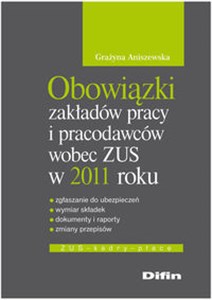 Bild von Obowiązki zakładów pracy i pracodawców wobec ZUS w 2011 roku