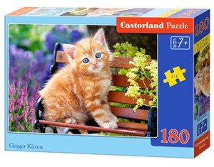 Bild von Puzzle Ginger Kitten 180