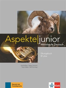 Obrazek Aspekte junior B1+ Ubungsbuch mit Audios zum Download