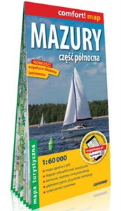 Obrazek Mazury Część północna laminowana mapa turystyczna 1:60 000