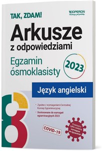 Obrazek Tak zdam Arkusze z odpowiedziami Język angielski Egzamin ósmoklasisty