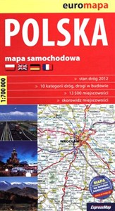 Obrazek Polska mapa samochodowa 1:700 000