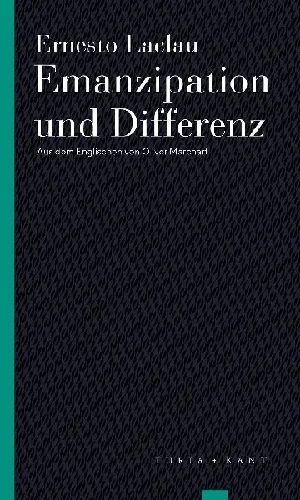 Bild von LACLAU, E: EMANZIPATION UND DIFFERENZ
