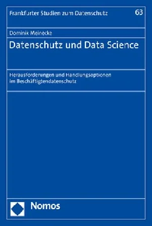 Obrazek MEINECKE, D: DATENSCHUTZ UND DATA SCIENCE