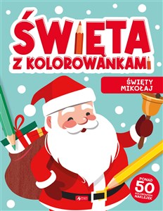 Bild von Święta z kolorowankami Święty Mikołaj