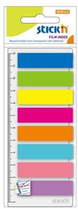 Bild von Zakładki indeksujące 8 kolorów neon x 25 sztuk + linijka