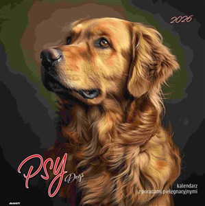 Bild von Kalendarz 2026 albumowy duży Psy z poradami KAD-10