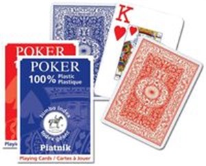 Obrazek Karty do gry Piatnik Poker 1 talia duże indeksy
