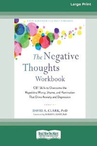 Obrazek CLARK, D: NEGATIVE THOUGHTS WORKBOOK