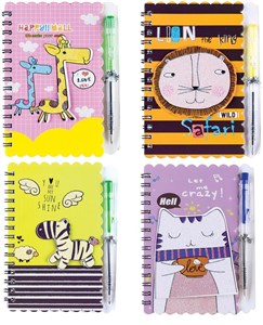 Obrazek Notes na spirali z długopisem Pets 30K