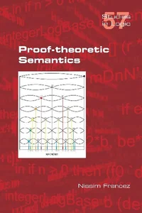 Bild von Proof-theoretic Semantics