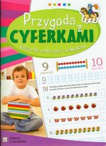 Bild von Przygoda z cyferkami Edukacja przedszkolaka Książeczka edukacyjna z naklejkami