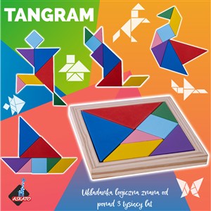 Obrazek Układanka drewniana - Tangram