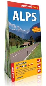 Bild von Alps - laminowana mapa samochodowa 1:650 000