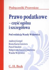 Obrazek Prawo podatkowe Część ogólna i szczegółowa