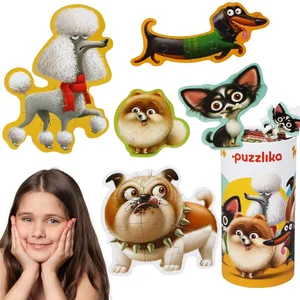 Obrazek Puzzle 25 5w1 Psy