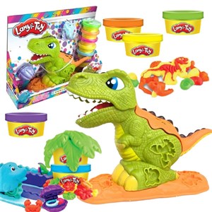 Obrazek Ciastolina z akcesoriami Dinozaur do wyciskania