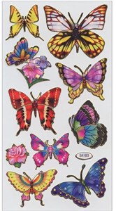 Bild von Naklejki A ozdobne Motyle holograficzne