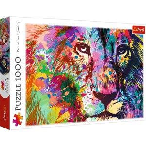 Bild von Trefl puzzle 1000 Kolorowy lew