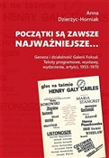 Początki s... - Anna Dzierżyc-Horniak -  fremdsprachige bücher polnisch 