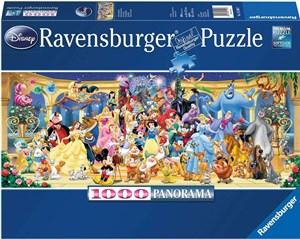 Obrazek Puzzle 1000 Panoramiczne Postacie Disney 15109