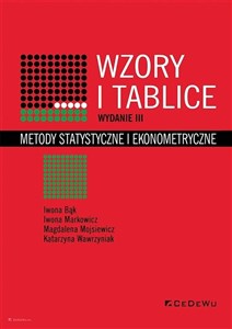 Bild von Wzory i tablice Metody statystyczne i ekonometryczne