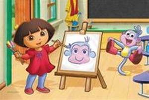 Obrazek Dora w szkole Puzzle Maxi 20