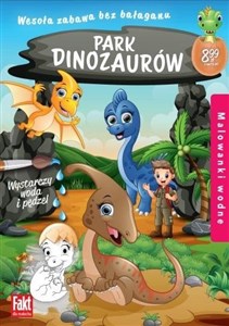 Obrazek Park dinozaurów. Malowanki wodne