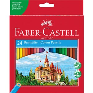 Bild von Kredki Faber-Castell Zamek 24 kolory + temperówka