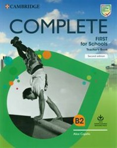 Obrazek Complete First for Schools Teacher's Book with Downloadable Resource Pack Class Audio and Teacher's Photocopiable Worksheets