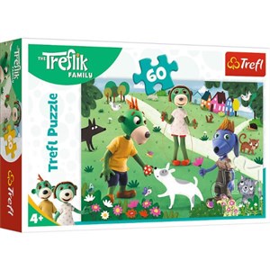 Obrazek Puzzle Rodzina Treflików Radosny dzień Treflików 60